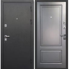 Дверь входная Ferroni ТОЛСТЯК Букле черный - Ясень графит эмаль